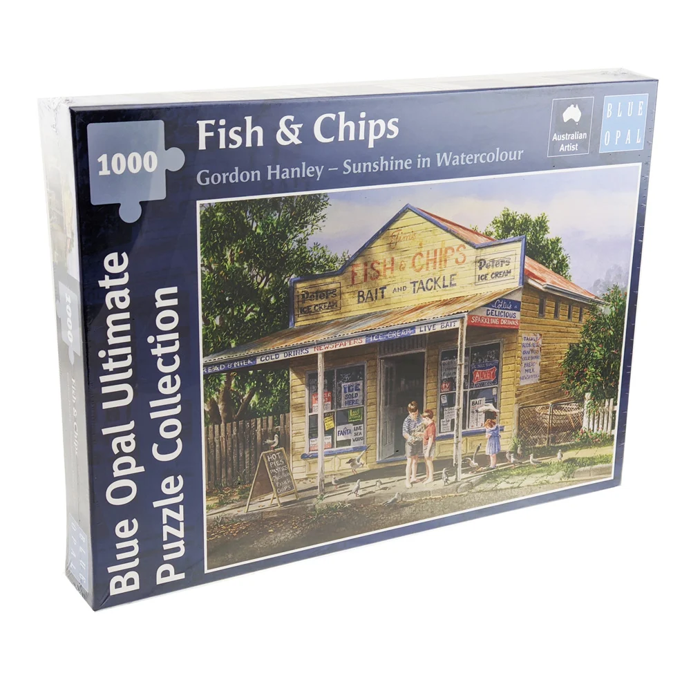 Blue Opal - Hanley: Fish and Chips 1000 Piece Jigsaw