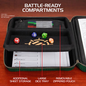 ENHANCE Tabletop RPGs RPG Organizer Case Collectors Edition (Green)