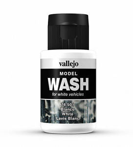 Vallejo Model Wash – White 35ml Acrylic Paint (AV76501)