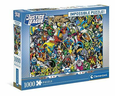 Clementoni DC Comics Impossible Puzzle 1000 Piece Jigsaw