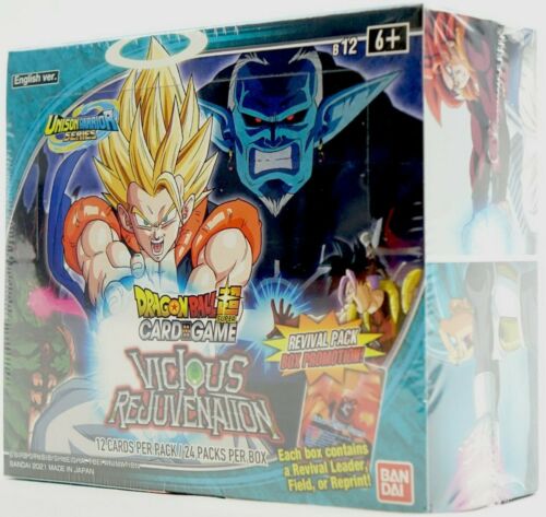 Dragon Ball Super Card Game Unison Warrior Series 03 Vicious Rejuvenation Booster box [DBS-B12]