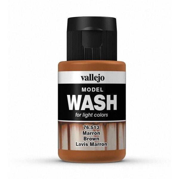 Vallejo Model Wash – Brown 35ml Acrylic Paint (AV76513)