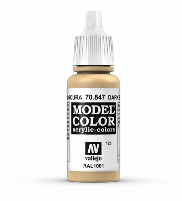 Vallejo Model Colour - Dark Sand 17ml Acrylic Paint (AV70847)