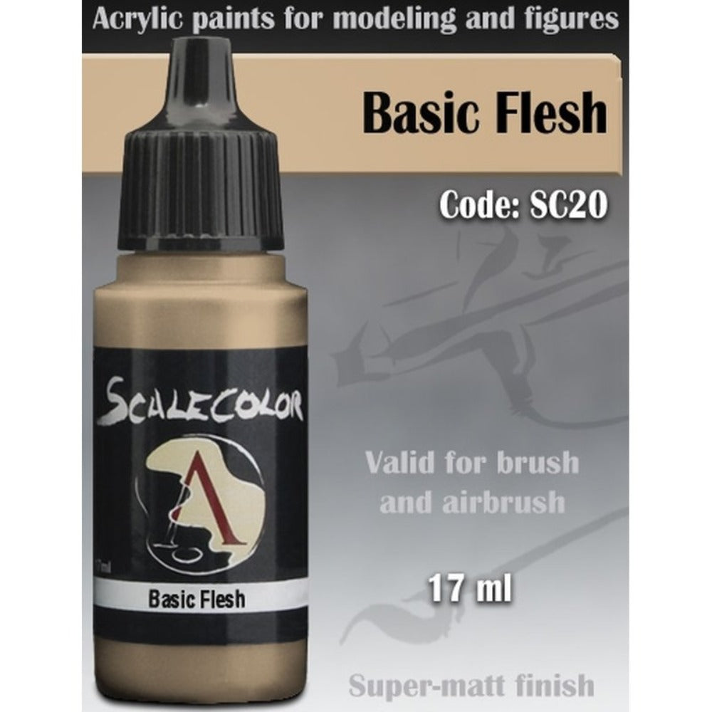 Scale 75 - Scalecolor Basic Flesh (17 ml) SC-20 Acrylic Paint