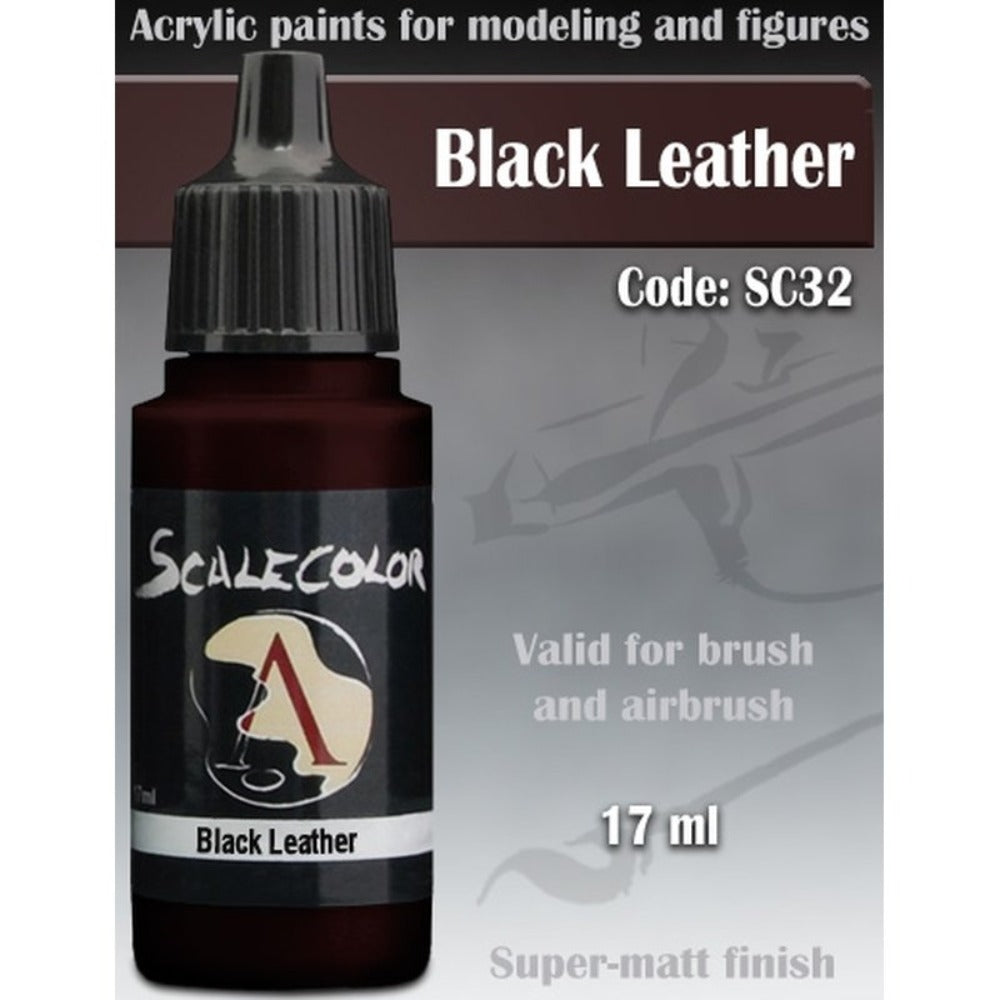 Scale 75 - Scalecolor Black Leather (17 ml) SC-32 Acrylic Paint