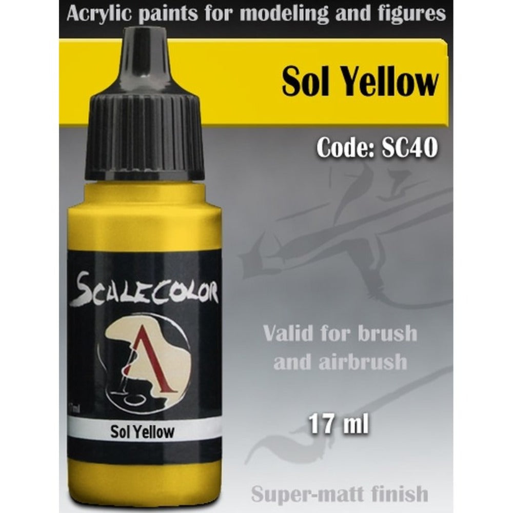 Scale 75 - Scalecolor Sol Yellow (17 ml) SC-40 Acrylic Paint