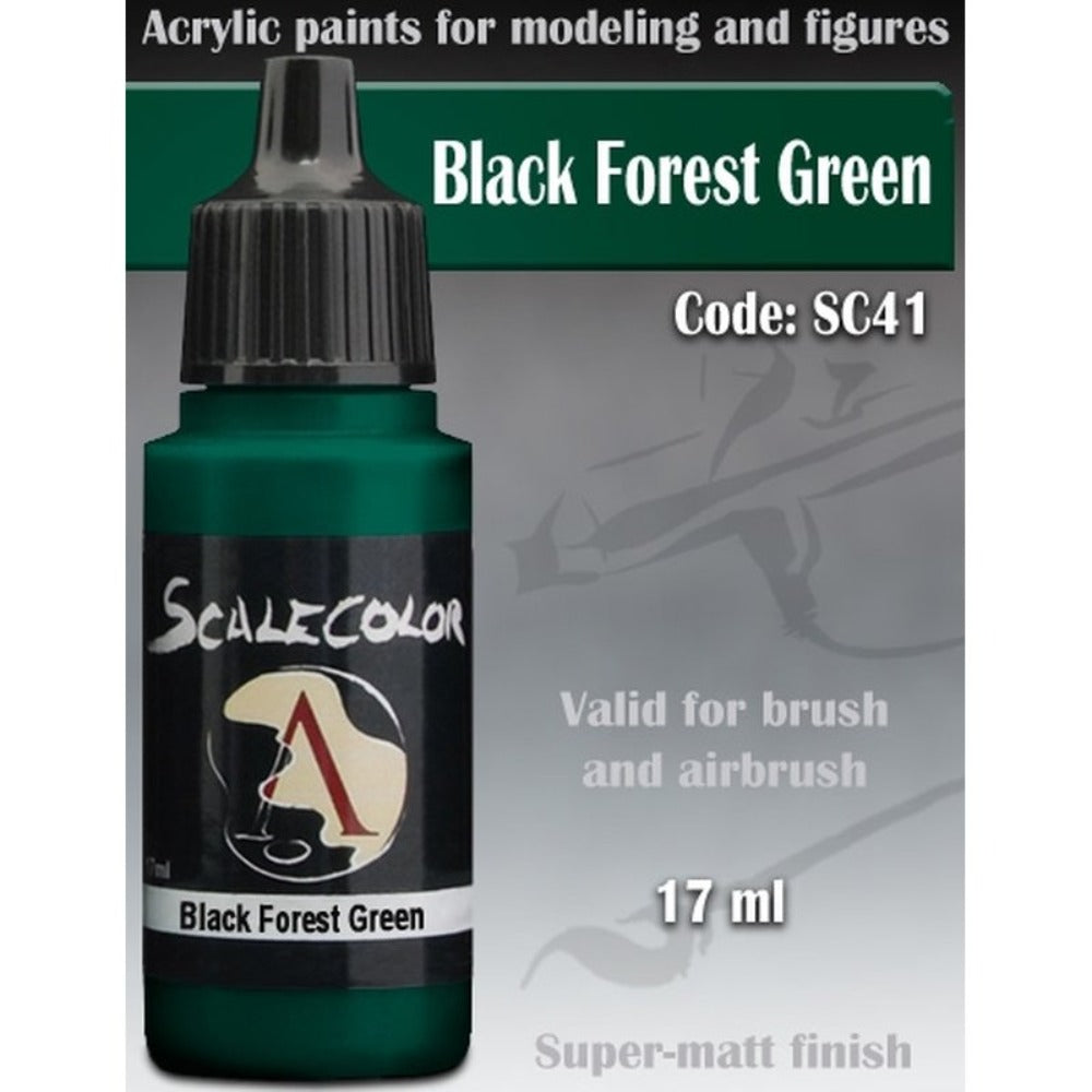 Scale 75 - Scalecolor Black Forest Green (17 ml) SC-41 Acrylic Paint