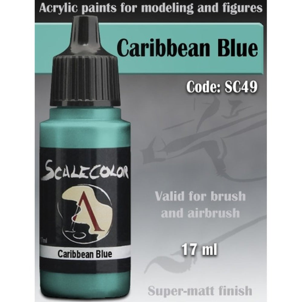 Scale 75 - Scalecolor Caribbean Blue (17 ml) SC-49 Acrylic Paint