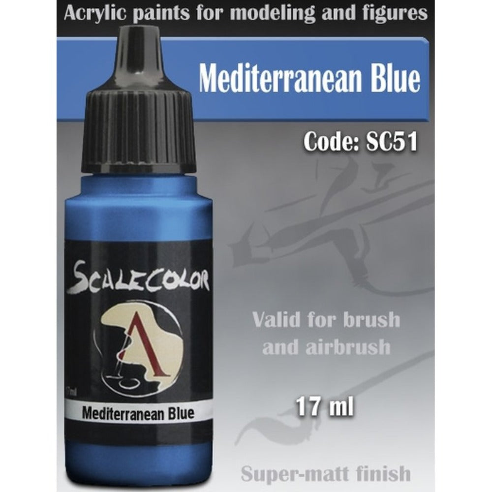 Scale 75 - Scalecolor Mediterranean Blue (17 ml) SC-51 Acrylic Paint