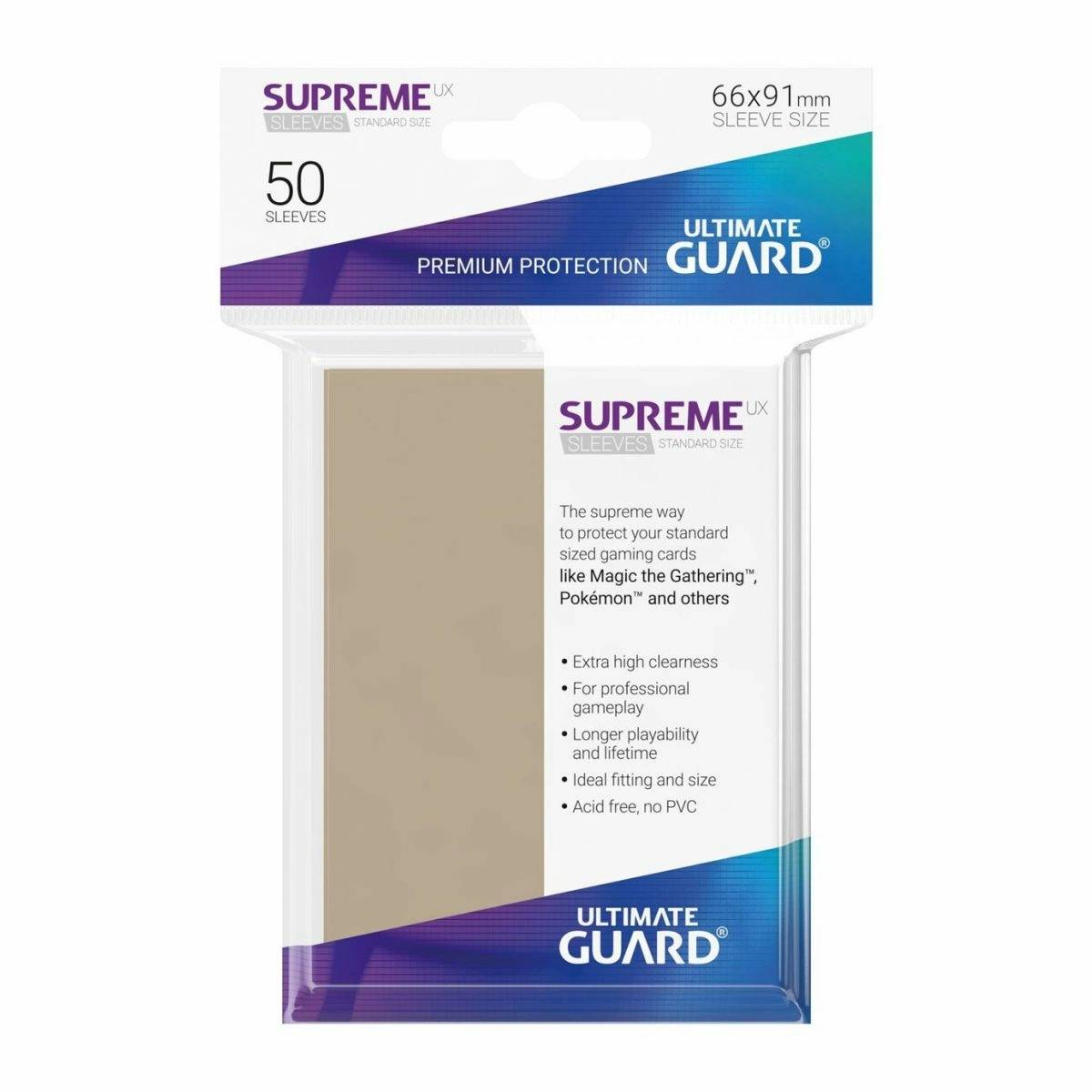 Ultimate Guard - Supreme UX Standard Sleeves Sand (50)