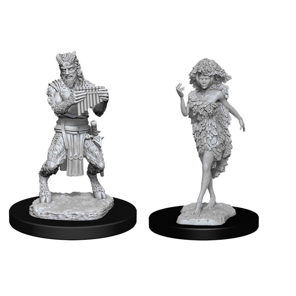 Dungeons &amp; Dragons - Nolzurs Marvelous Unpainted Miniatures Satyr and Dryad - Good Games