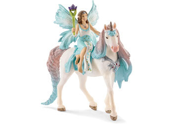 Schleich Fairy Eyela With Princess Unicorn