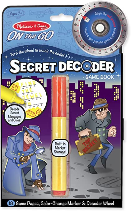 Melissa &amp; Doug - On The Go - Secret Decoder - Game Book
