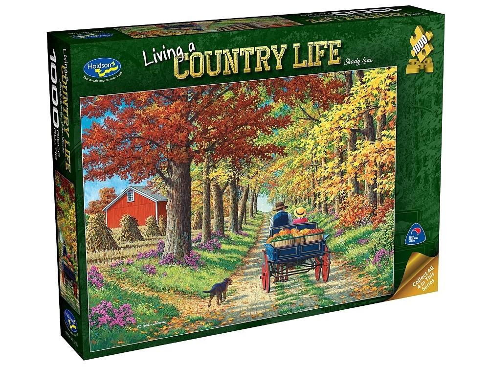 Living Country Life Shady Lane by John Sloan 1000pcs - Good Games