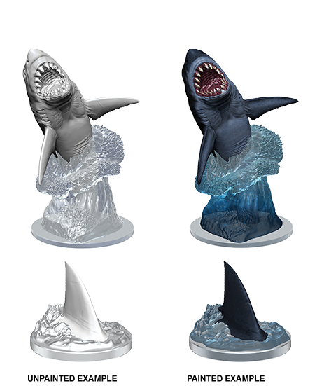 Pathfinder - WizKids Deep Cuts Unpainted Miniatures Shark