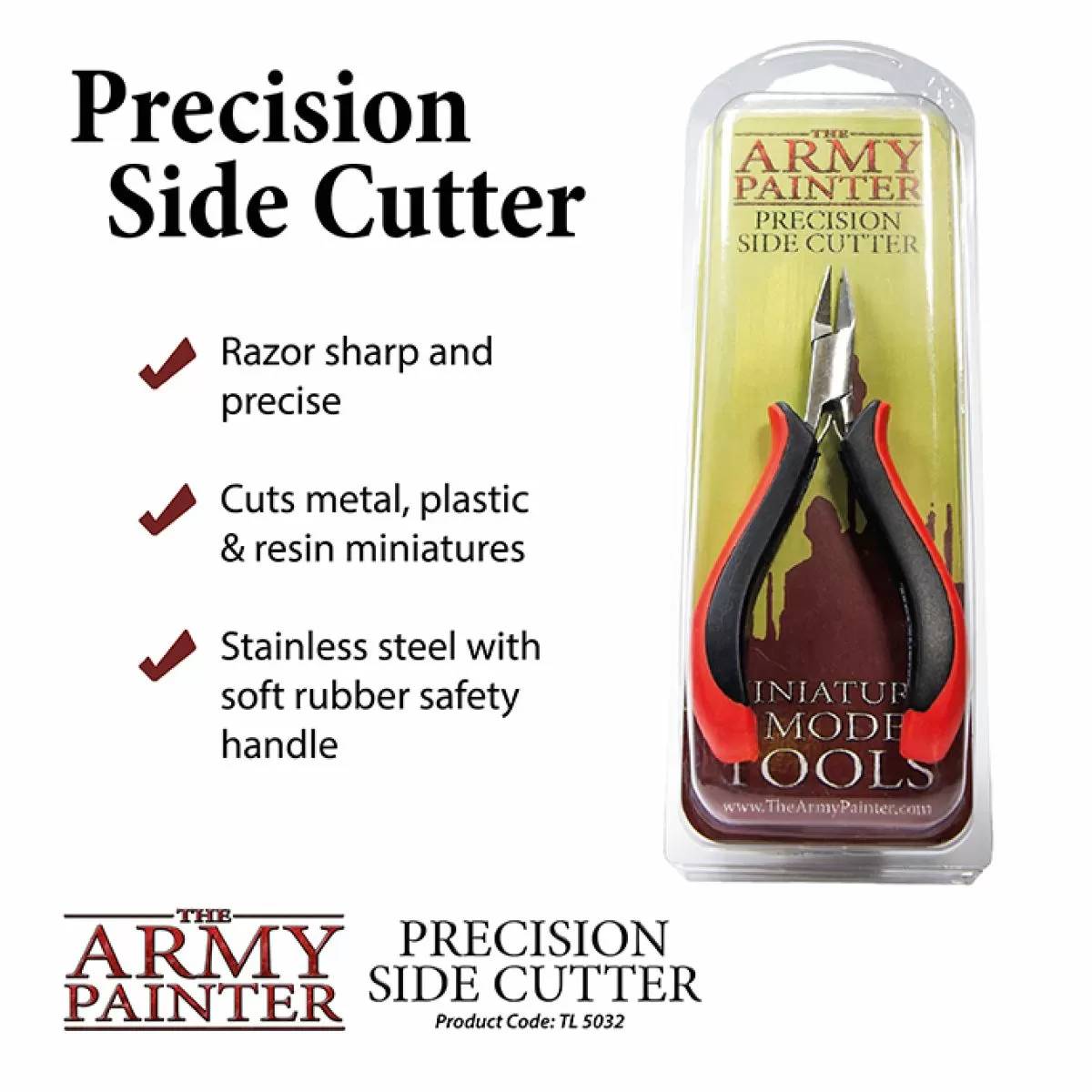 Army Painter Tool Precision Side Cutters TL5032