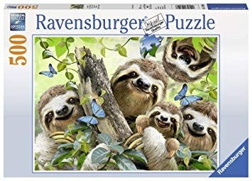 Ravensburger Sloth Selfie - 500 Piece Jigsaw