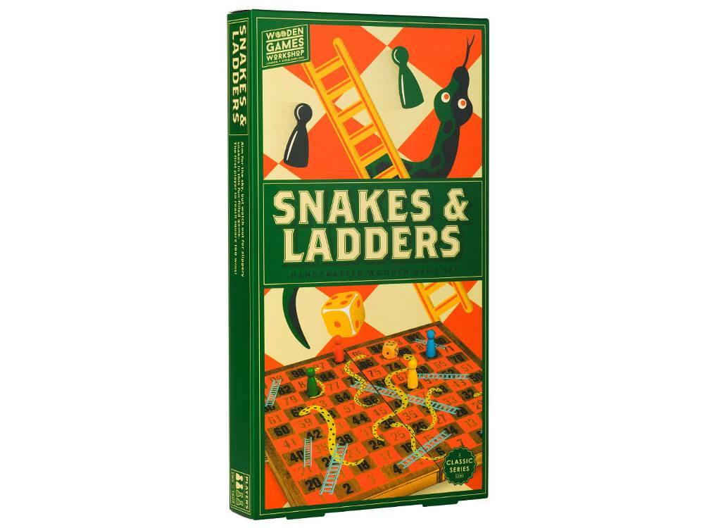 Wooden Games Workshop Snakes &amp; Ladders
