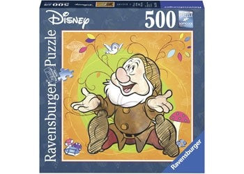 Ravensburger - Square Disney Sneezy Puzzle - 500 Piece Jigsaw