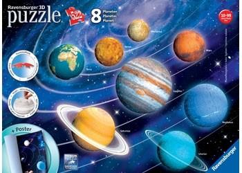 Jigsaw 3D Solar System 8 Planets 522pc - Good Games