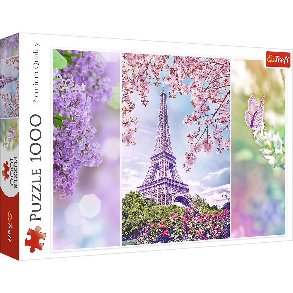 Trefl Romantic Spring In Paris 1000 Piece Jigsaw