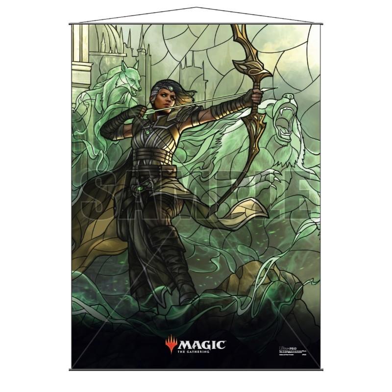 MTG - WALL SCROLL- Stained Glass- Vivien - Good Games