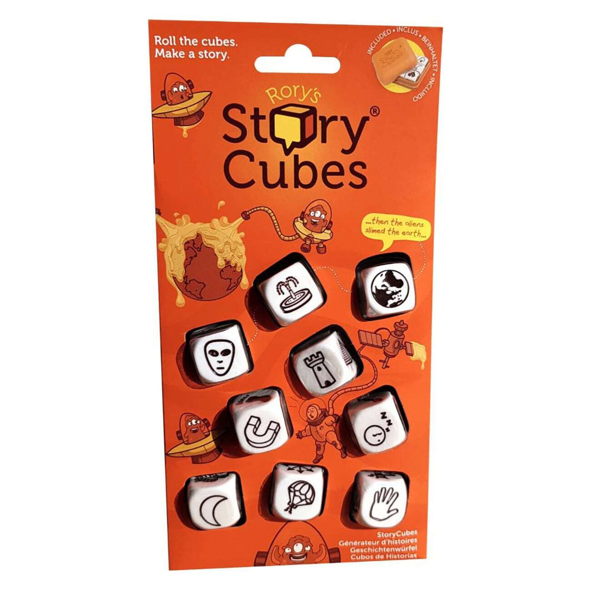 Rorys Story Cubes Hangsell Tuck Box