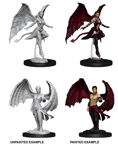 Dungeons &amp; Dragons - Nolzurs Marvelous Unpainted Miniatures Succubus &amp; Incubus