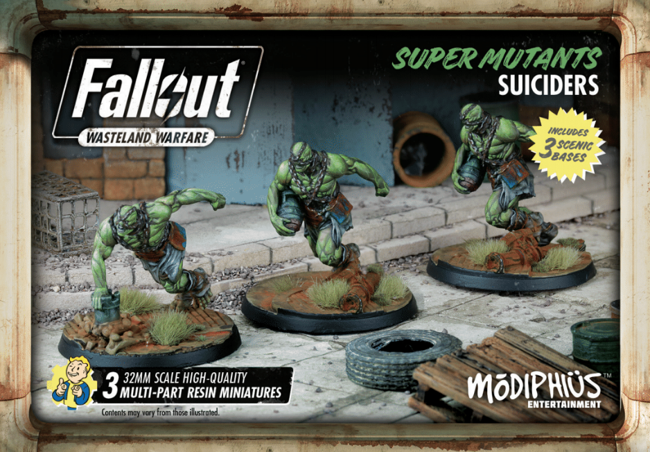 Fallout Wasteland Warfare Super Mutants Suiciders
