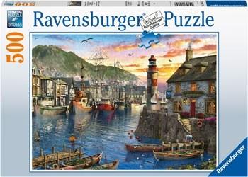 Jigsaw Puzzle Sunrise at the Port 500pc - Good Games