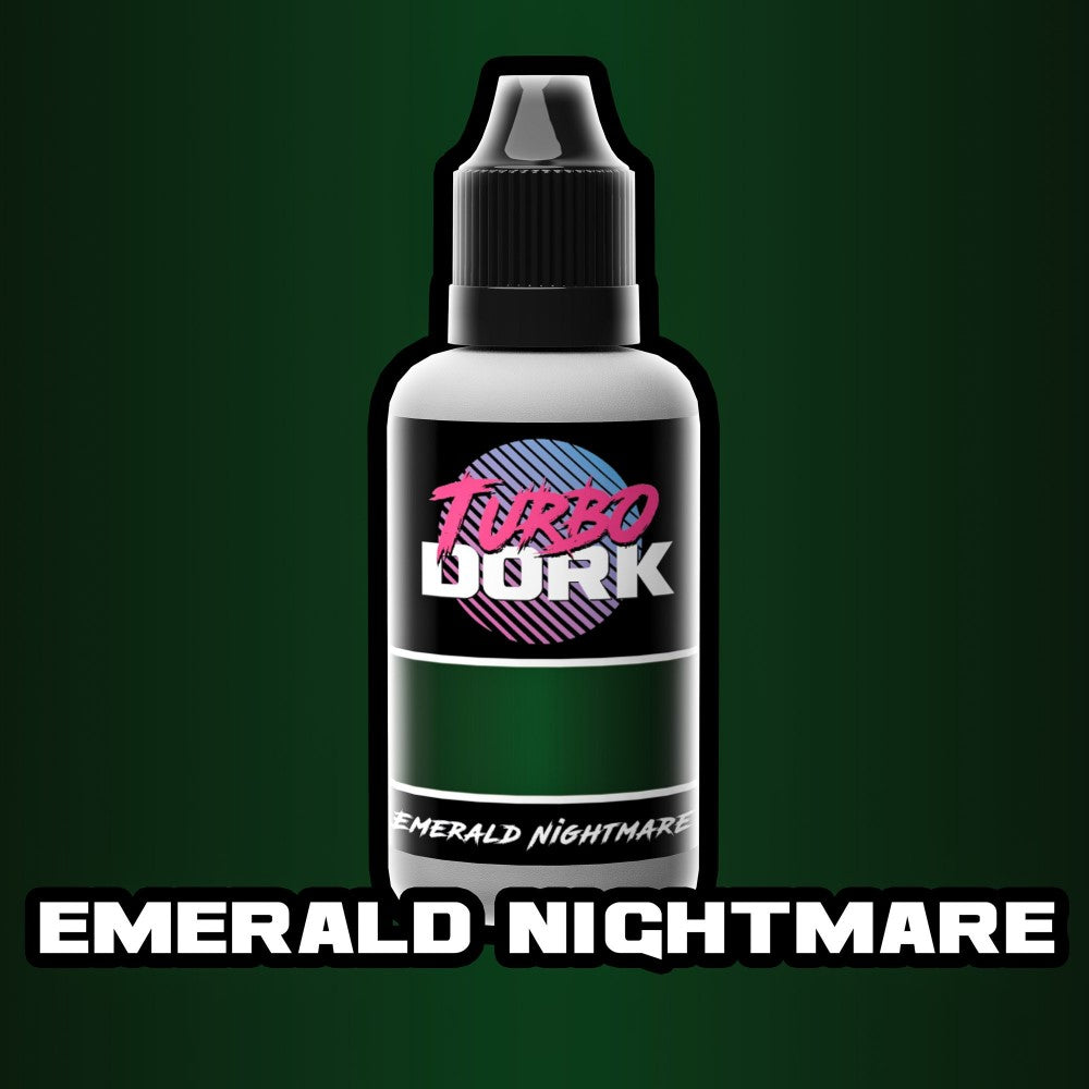Turbo Dork - Metallic Acrylic Paint 20 ml - Emerald Nightmare