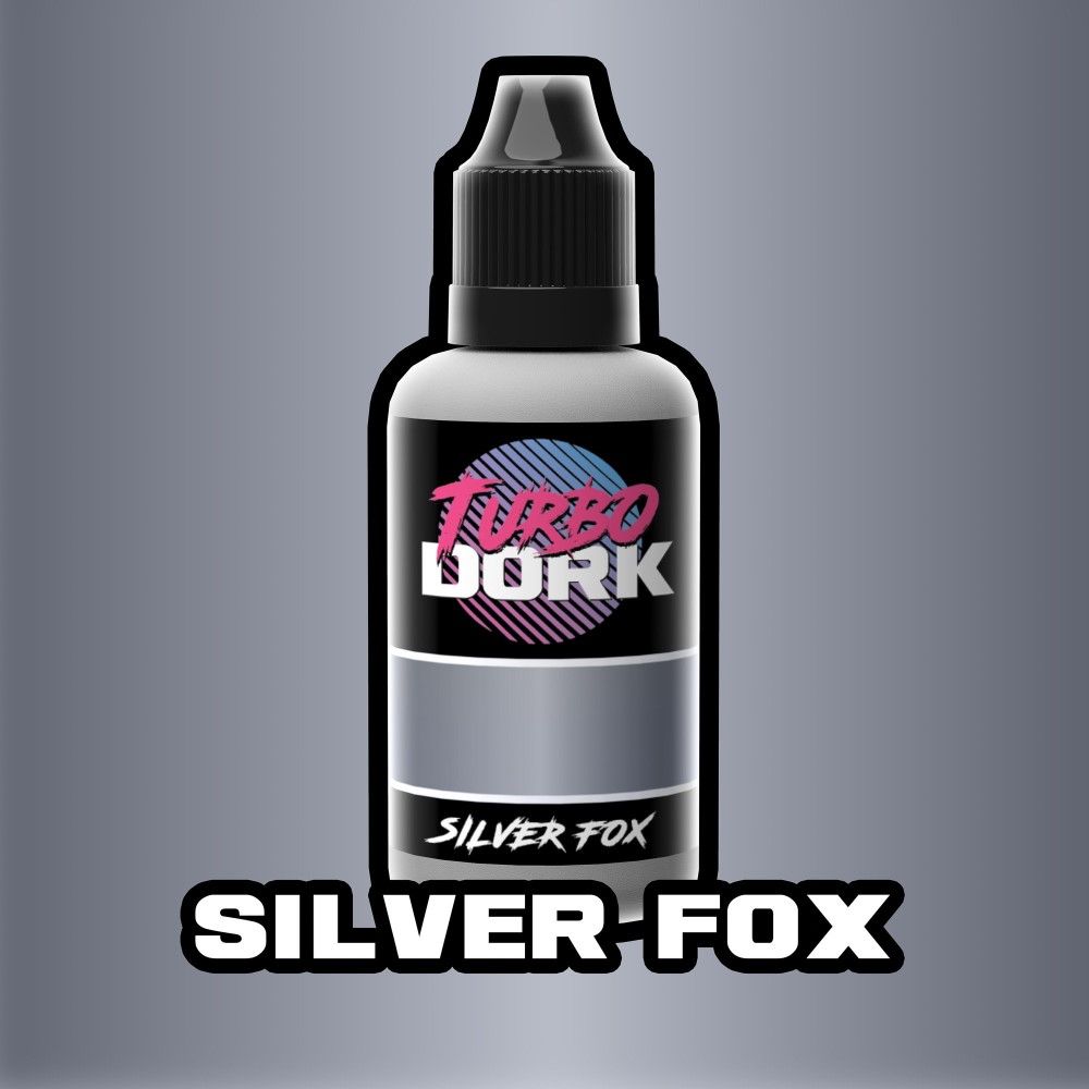 Turbo Dork - Metallic Acrylic Paint 20 ml - Silver Fox