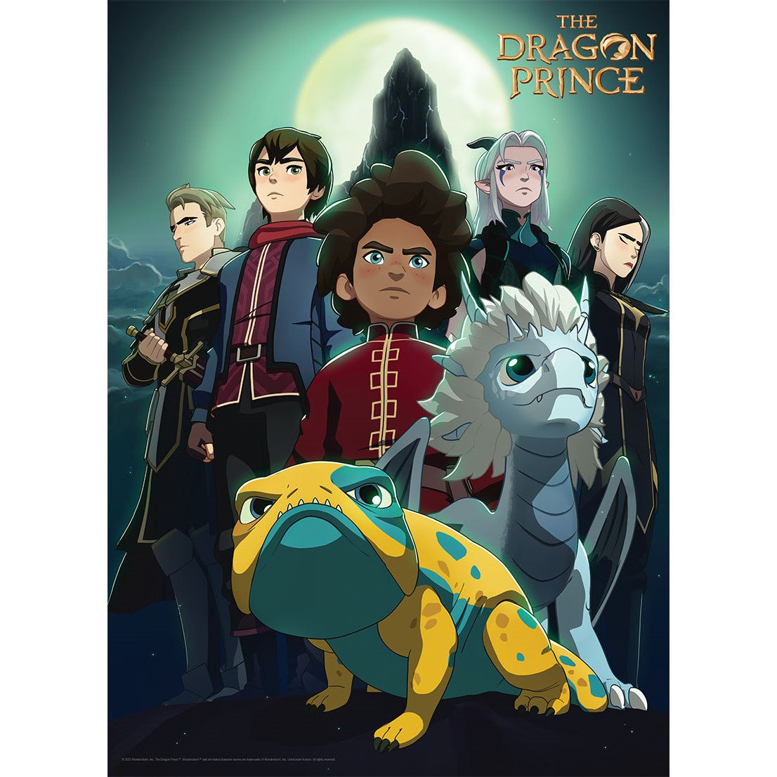 The Dragon Prince Heroes at the Storm Spire 1000 Piece Jigsaw
