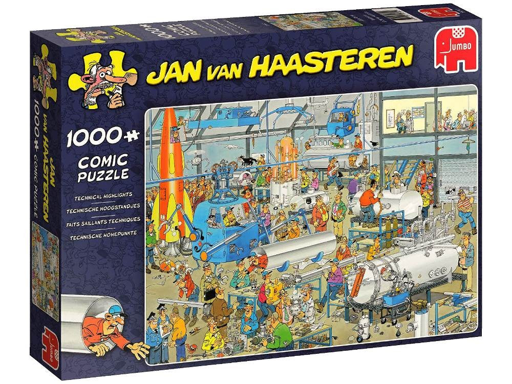Technical Highlights Jan Van Haasteren 1000 Piece Jigsaw Jumbo