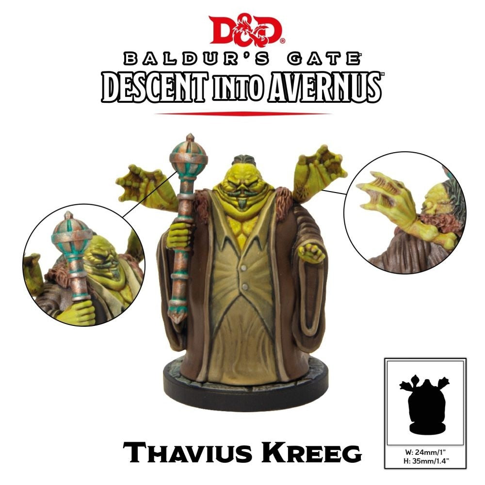 Dungeons &amp; Dragons Collectors Series Miniatures Baldurs Gate Descent Into Avernus Thavius Kreeg