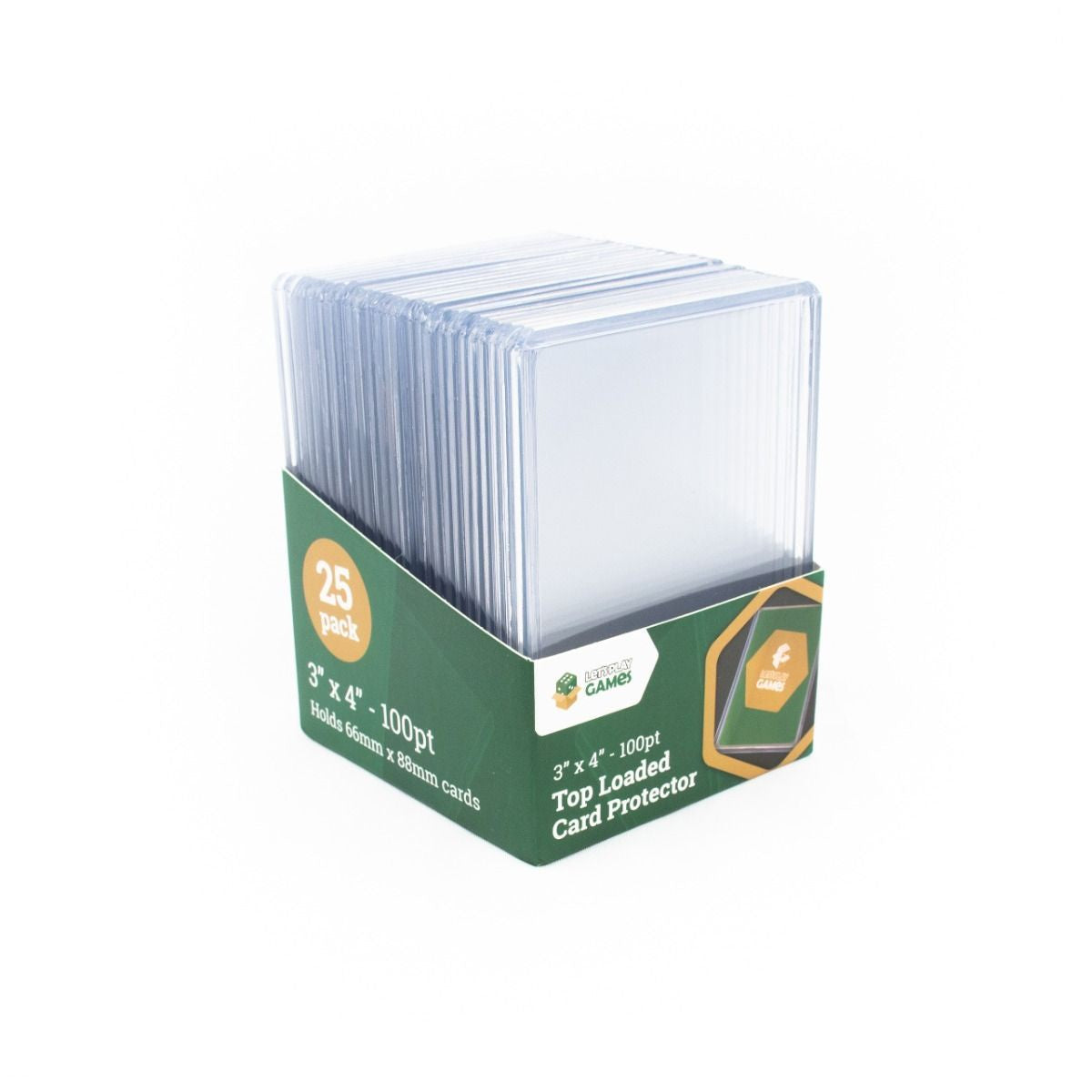 LPG Essentials - Top Loaded Card Protector 3x4 100pt (25)