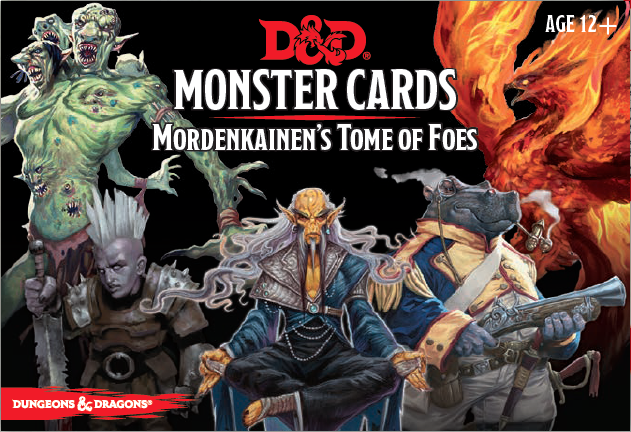 Dungeons &amp; Dragons Spellbook Cards Mordenkainens Tome Of Foes Deck