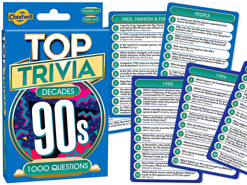 Top Trivia Decades - 90s