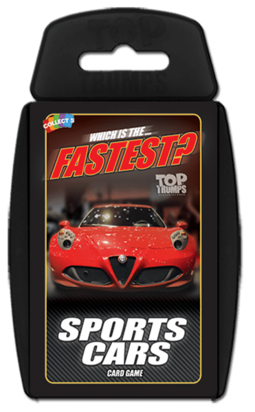 WMA Top Trumps Sports Cars - Good Games