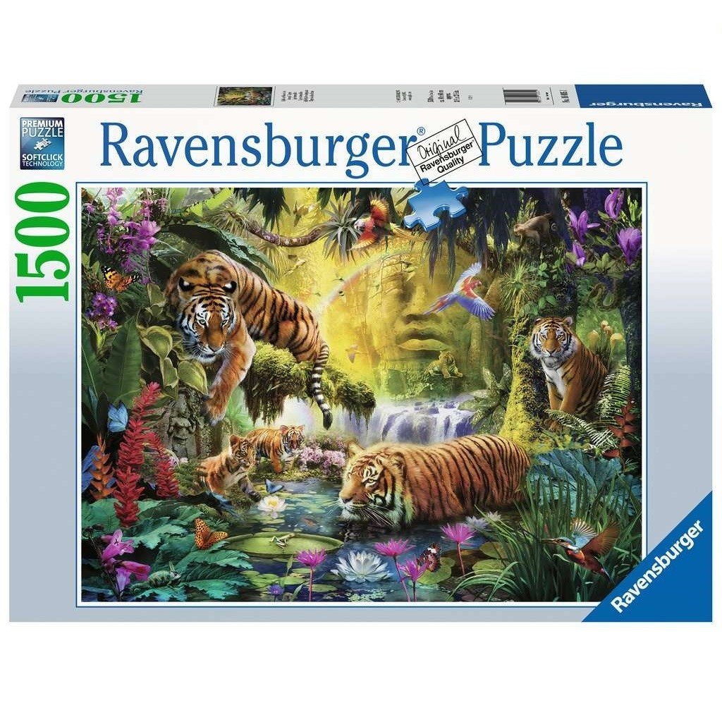 Ravensburger Tranquil Tigers - 1500 Piece Jigsaw - Good Games