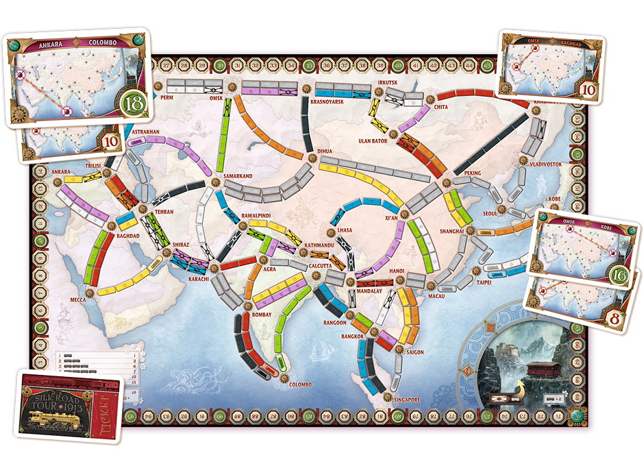 Ticket to Ride Map Collection: Volume 1 Team Asia &amp; Legendary Asia