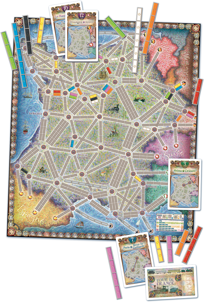 Ticket to Ride Map Collection: Volume 6 France &amp; Old West