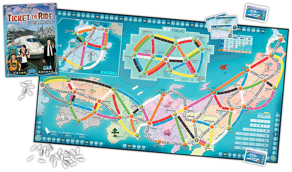 Ticket to Ride Map Collection: Volume 7 Japan &amp; Italy