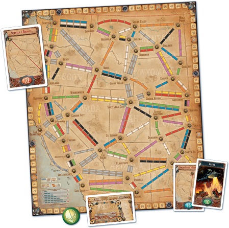 Ticket to Ride Map Collection: Volume 6 France &amp; Old West