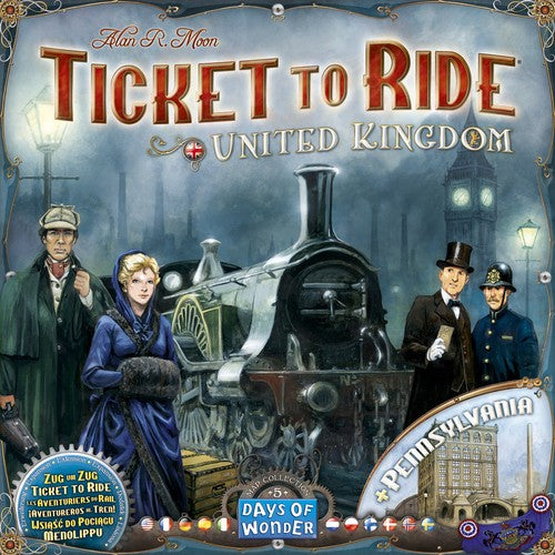 Ticket to Ride Map Collection: Volume 5 United Kingdom &amp; Pennsylvania