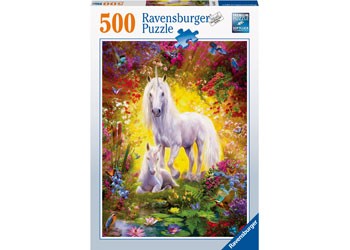 Ravensburger Unicorn and Foal - 500 Piece Jigsaw