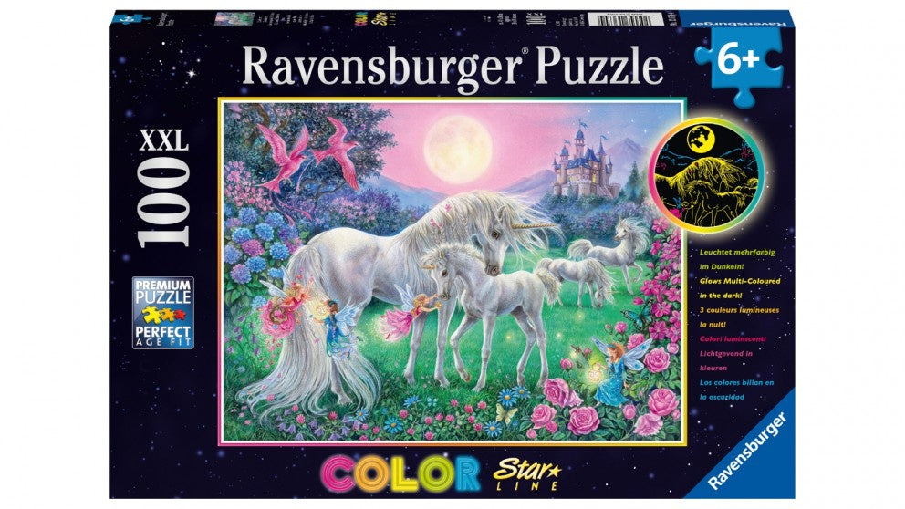 Ravensburger - Unicorns in the Moonlight 100 Piece Jigsaw