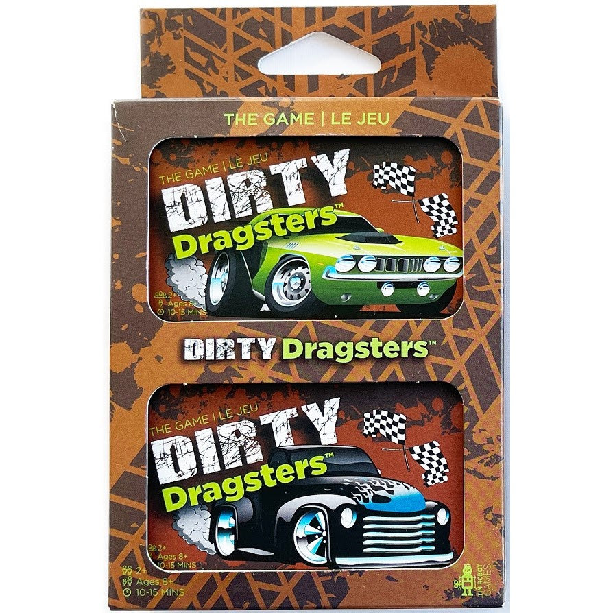 Dirty Dragsters: Green &amp; Black Car Decks