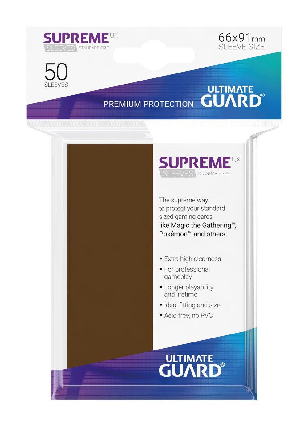 Ultimate Guard - Supreme UX Standard Sleeves Brown (50)