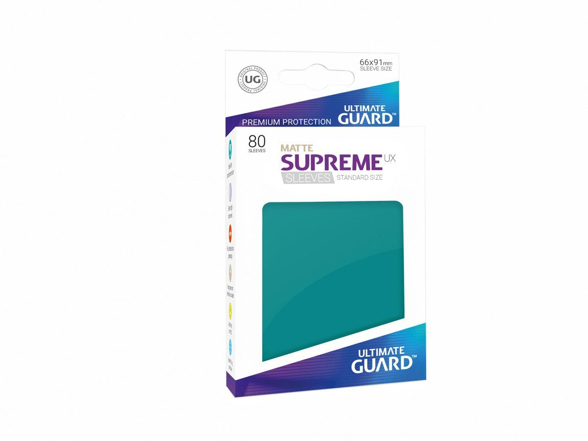 Ultimate Guard - Supreme UX Standard Sleeves Matte Petrol Blue (80)
